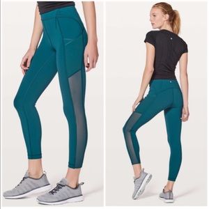 Lululemon Double Day Tights 28” Dark Uniform Blue Size 4